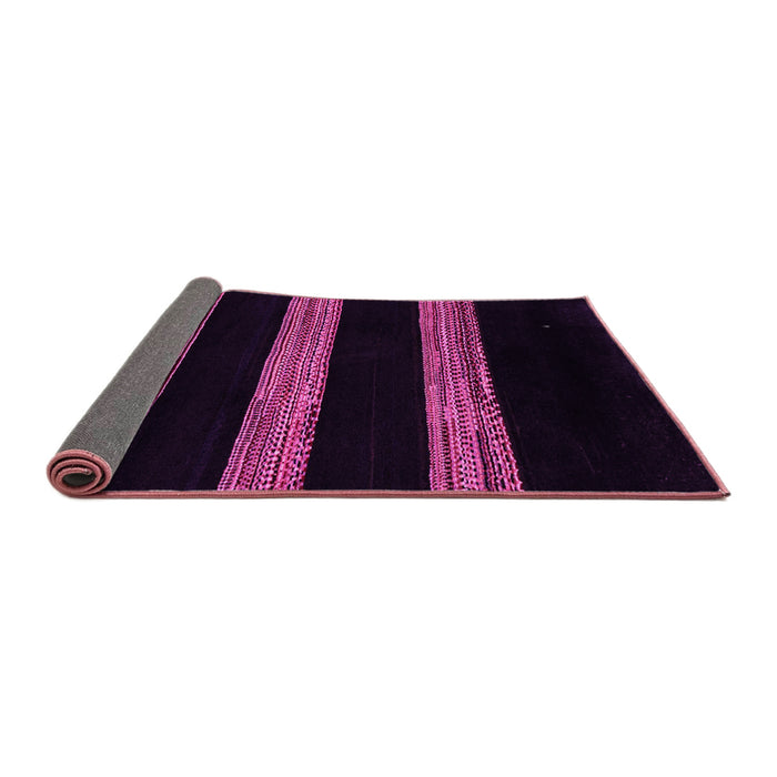 Sideview of Abstract Pink Modern Rug, abs5319pnk