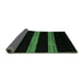 Sideview of Abstract Emerald Green Modern Rug, abs5319emgrn