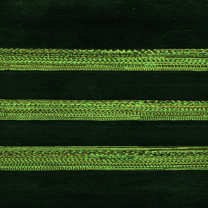 Square Abstract Green Modern Rug, abs5319grn