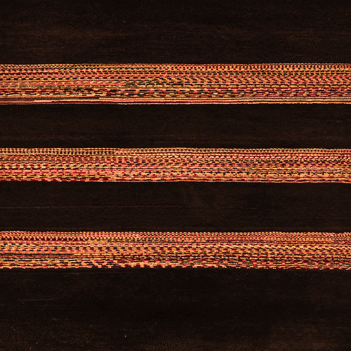 Square Abstract Orange Modern Rug, abs5319org