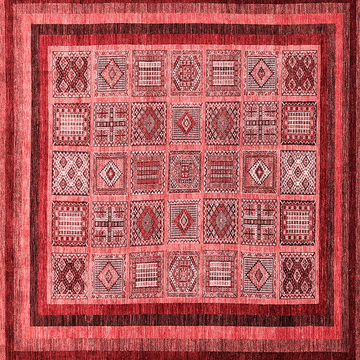 Machine Washable Abstract Red Modern Rug, wshabs531red