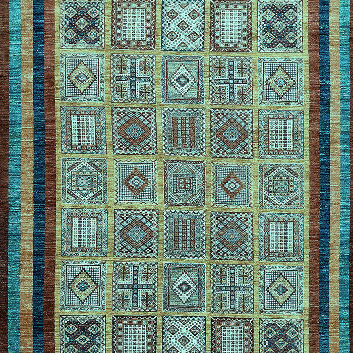 Abstract Light Blue Modern Rug, abs531lblu