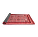 Abstract Red Modern Area Rugs