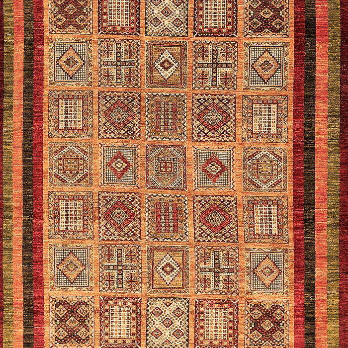 Abstract Orange Modern Rug, abs531org