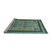 Sideview of Machine Washable Abstract Light Blue Modern Rug, wshabs531lblu