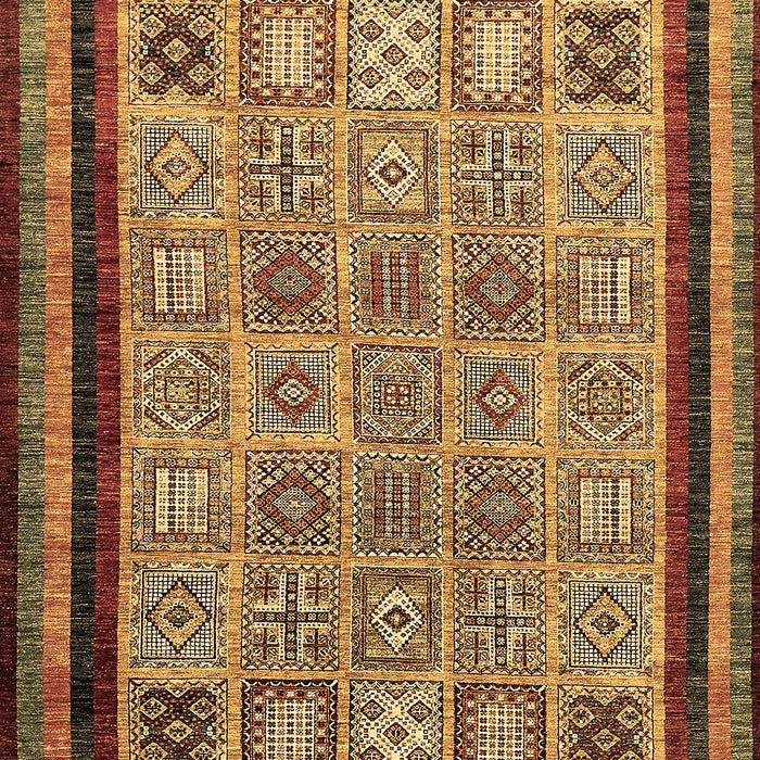 Abstract Brown Modern Rug, abs531brn