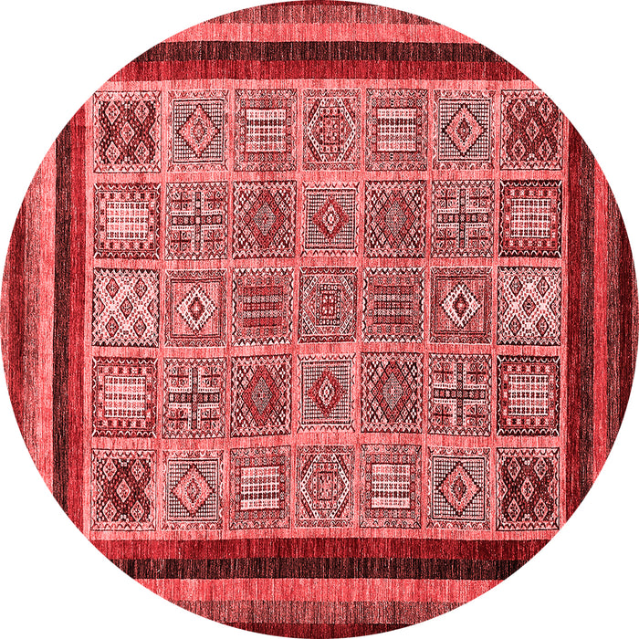 Machine Washable Abstract Red Modern Rug, wshabs531red