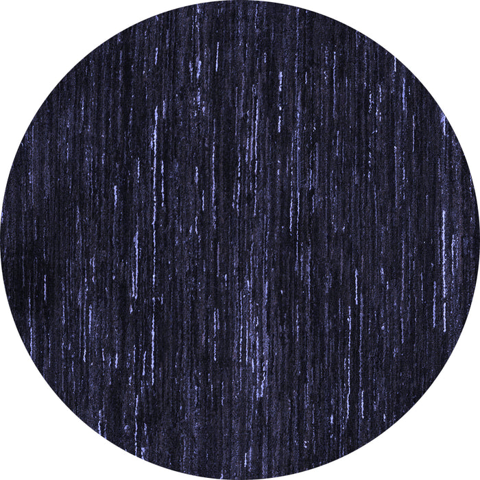 Round Machine Washable Abstract Blue Modern Rug, wshabs5320blu