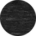 Round Abstract Gray Modern Rug, abs5320gry