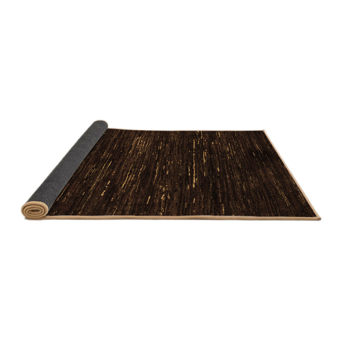 Sideview of Abstract Brown Modern Rug, abs5320brn