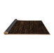 Sideview of Abstract Brown Modern Rug, abs5320brn