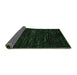 Sideview of Abstract Emerald Green Modern Rug, abs5320emgrn