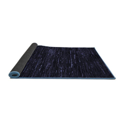 Sideview of Abstract Blue Modern Rug, abs5320blu
