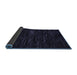 Sideview of Abstract Blue Modern Rug, abs5320blu