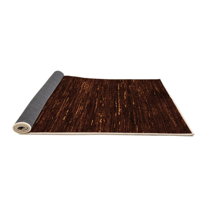 Sideview of Abstract Orange Modern Rug, abs5320org