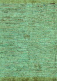 Abstract Turquoise Modern Rug, abs5321turq