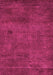 Machine Washable Abstract Pink Modern Rug, wshabs5322pnk