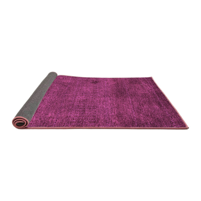 Sideview of Abstract Purple Modern Rug, abs5322pur