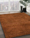 Abstract Sedona Brown Modern Rug in Family Room, abs5322