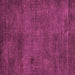 Square Machine Washable Abstract Purple Modern Area Rugs, wshabs5322pur