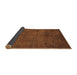 Sideview of Abstract Brown Modern Rug, abs5322brn