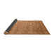 Sideview of Abstract Sedona Brown Modern Rug, abs5323