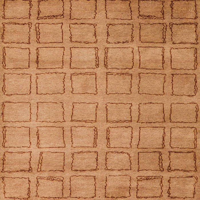 Machine Washable Abstract Sedona Brown Rug, wshabs5323
