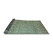 Sideview of Abstract Light Blue Modern Rug, abs5323lblu