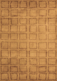 Abstract Brown Modern Rug, abs5323brn