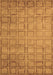 Abstract Brown Modern Rug, abs5323brn