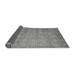 Sideview of Abstract Gray Modern Rug, abs5323gry
