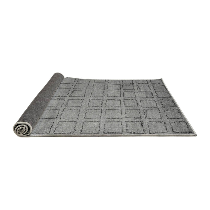 Sideview of Abstract Gray Modern Rug, abs5323gry