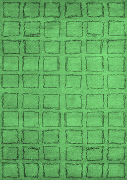 Abstract Emerald Green Modern Rug, abs5323emgrn