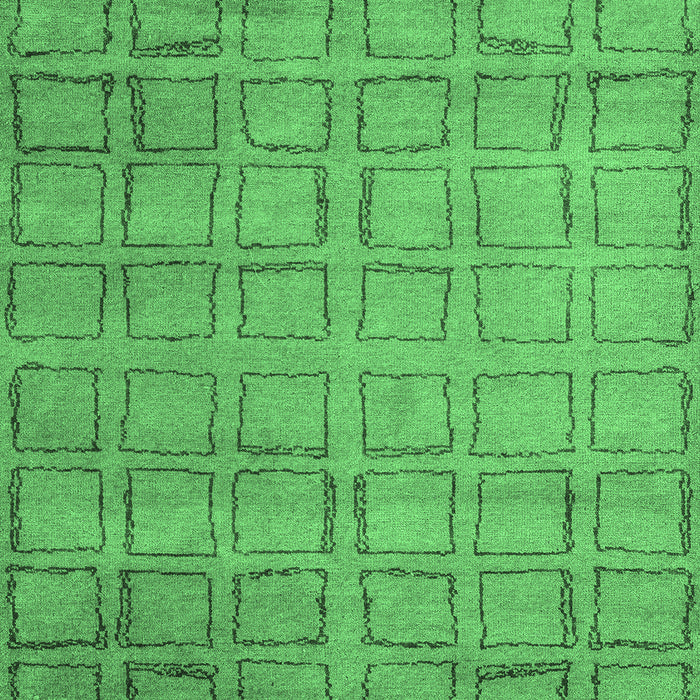 Abstract Emerald Green Modern Rug, abs5323emgrn