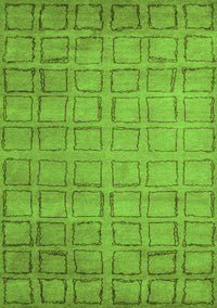 Abstract Green Modern Rug, abs5323grn