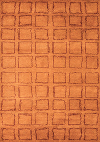 Abstract Orange Modern Rug, abs5323org