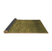 Sideview of Abstract Brown Modern Rug, abs5324brn