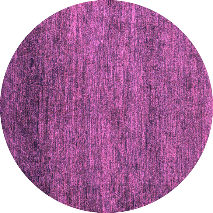 Round Abstract Pink Modern Rug, abs5324pnk