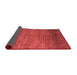 Abstract Red Modern Area Rugs