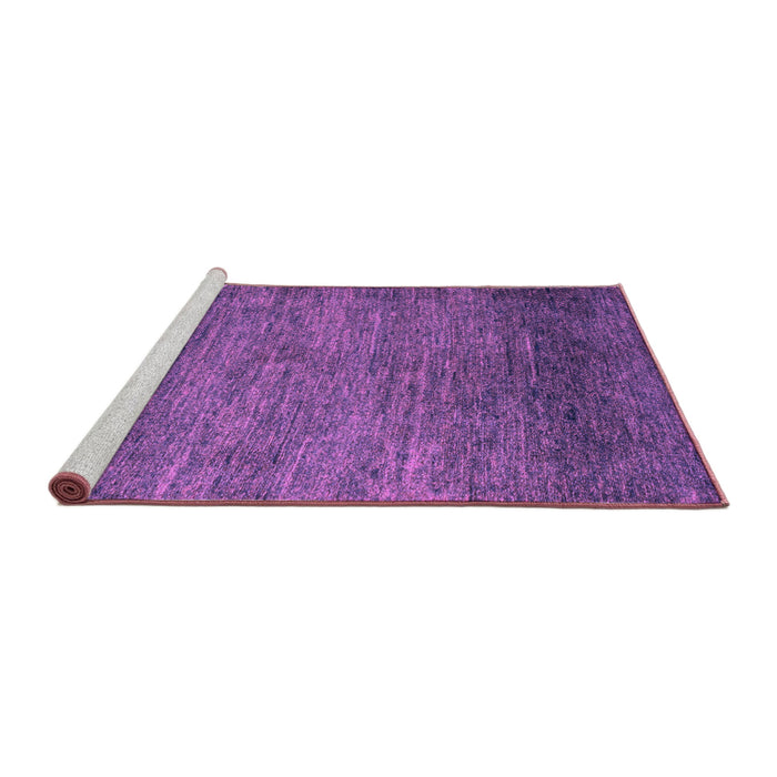 Sideview of Machine Washable Abstract Purple Modern Area Rugs, wshabs5324pur