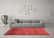 Modern Red Washable Rugs