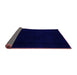 Sideview of Abstract Purple Modern Rug, abs5325pur