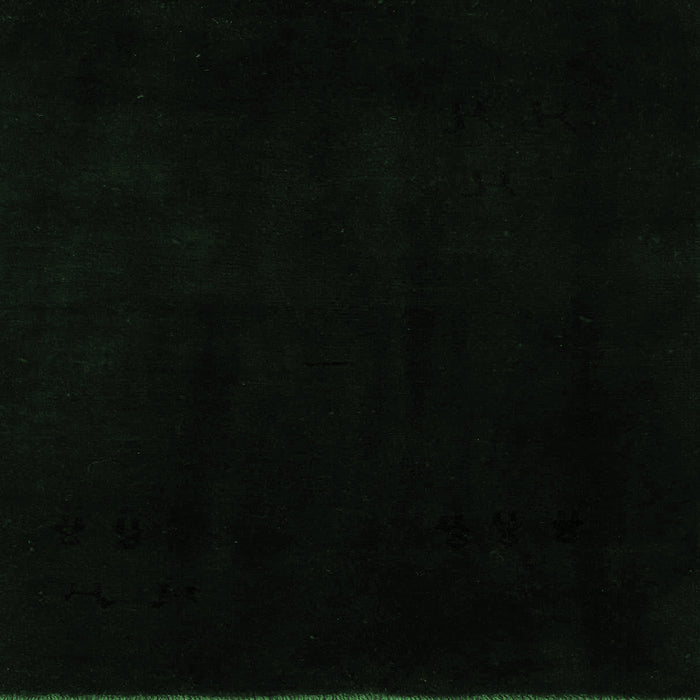 Square Machine Washable Abstract Emerald Green Modern Area Rugs, wshabs5325emgrn