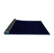 Sideview of Abstract Blue Modern Rug, abs5325blu