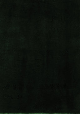 Abstract Emerald Green Modern Rug, abs5325emgrn