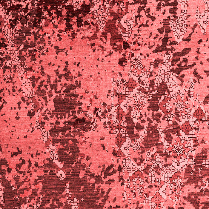 Abstract Red Modern Area Rugs