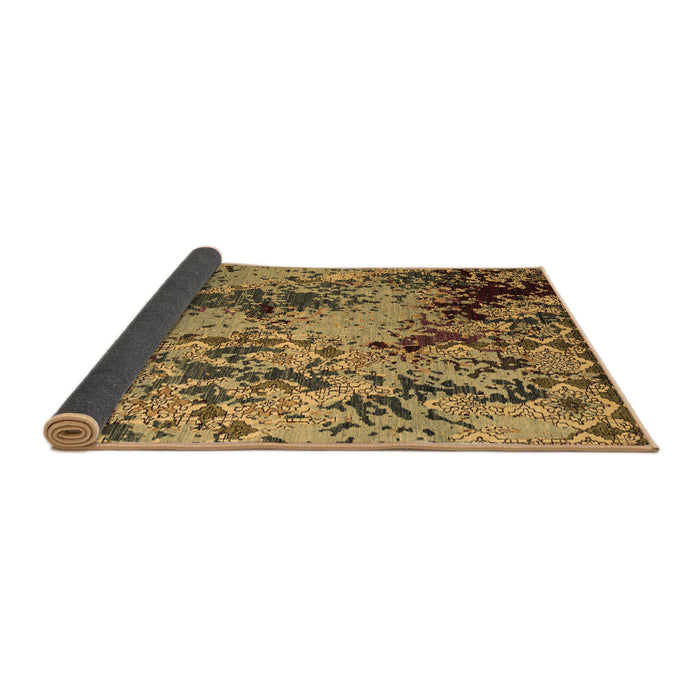 Sideview of Abstract Brown Modern Rug, abs5326brn
