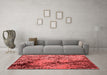 Modern Red Washable Rugs