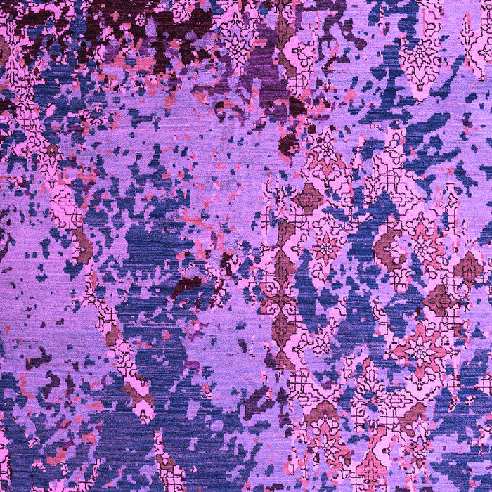 Machine Washable Abstract Purple Modern Area Rugs, wshabs5326pur