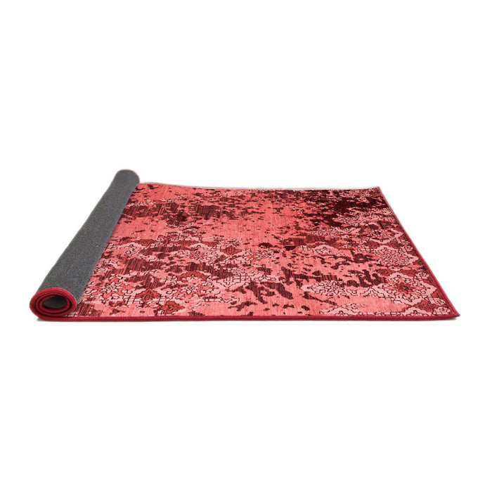 Abstract Red Modern Area Rugs